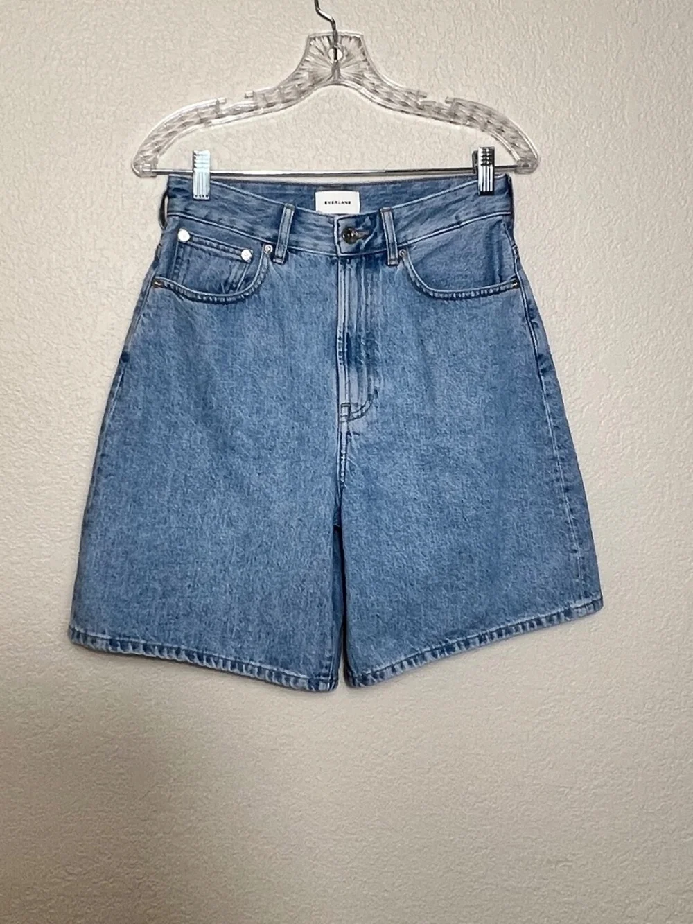 Everlane The Long A-Line Denim Short